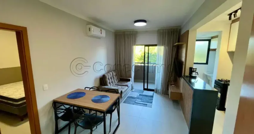 Apartamento mobiliado de 47m² com suíte disponível para locação - jardim recreio