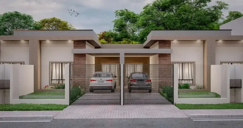 Casa 2 dormitórios para Venda em Araucária, Fazenda Velha, 2 dormitórios, 1 banheiro, 1 vaga