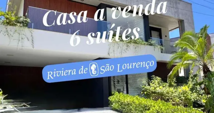 Casa com 6 quartos à venda na Riviera de São Lourenço, Bertioga 