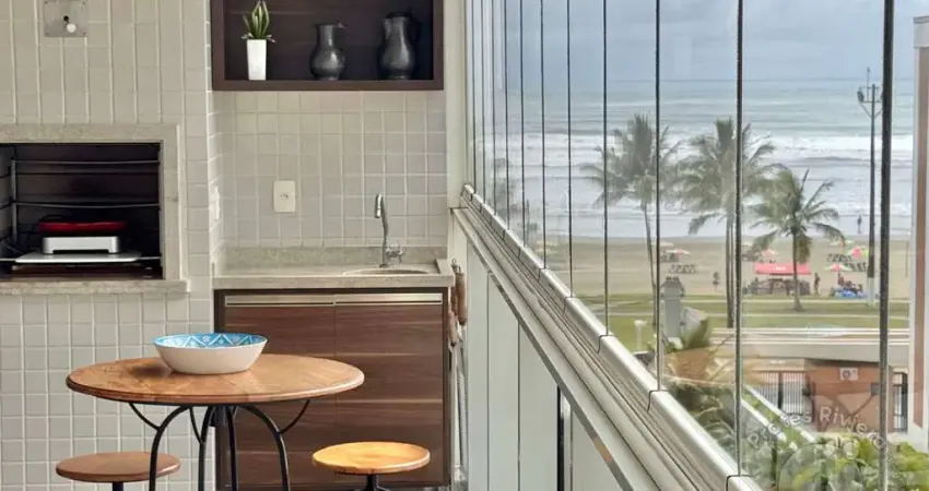 Apartamento pé na areia a venda na praia de  Bertioga-SP