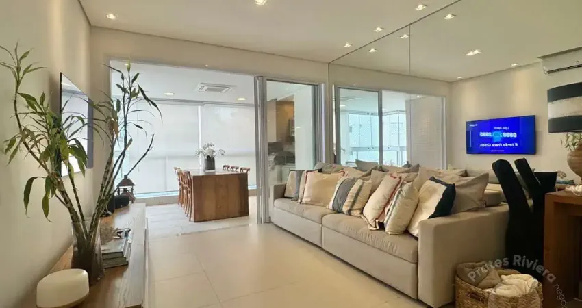 Apartamento pé na areia na praia de Riviera a venda