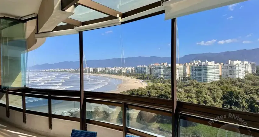 Apartamento a beira mar com vista frontal praia da Riviera