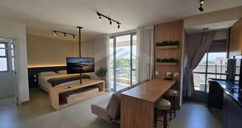 Apartamento à venda mobiliado no edifício fiúsa one, alto da boa vista, ribeirão preto, sp