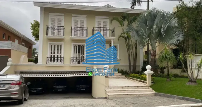 Casa para Venda ou Locação Residencial Zero Alphaville Barueri 4 suítes 3 salas 6 vagas 582m² 3 andares Repleto de Armários