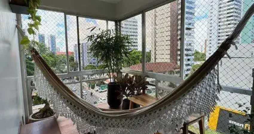 Jaqueira 3 quartos 1 suíte 128m² varanda totalmente reformado decorado 1vga