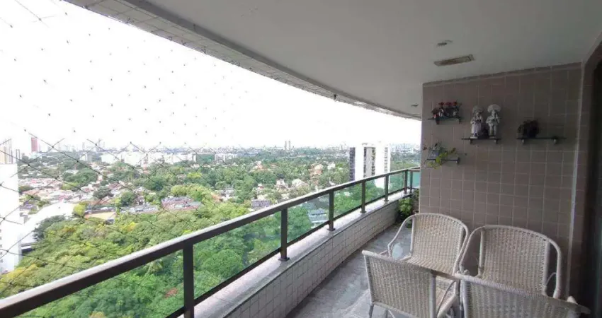 Poço da Panela 4 suítes 196m² nascente  mobiliado andar alto lazer completo 3 vgs