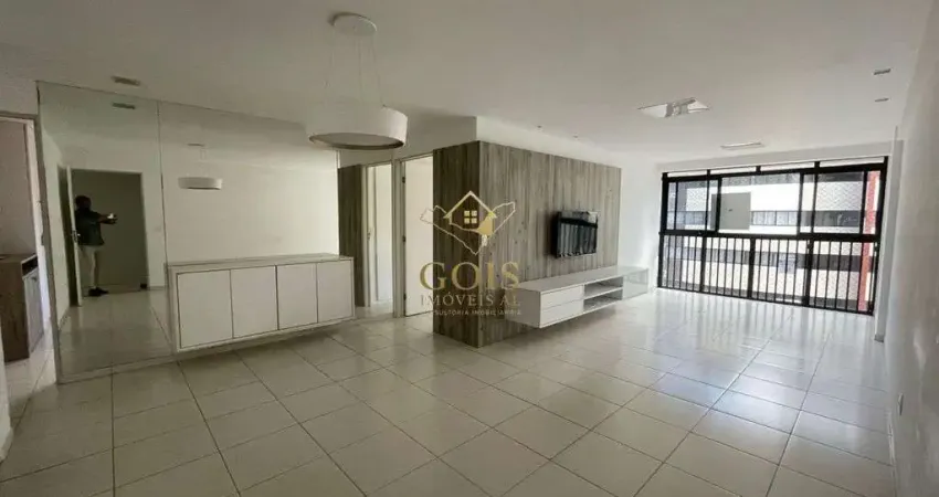 Apto 3 quartos com suíte e DCE na Jatiúca – Nascente – 110m²