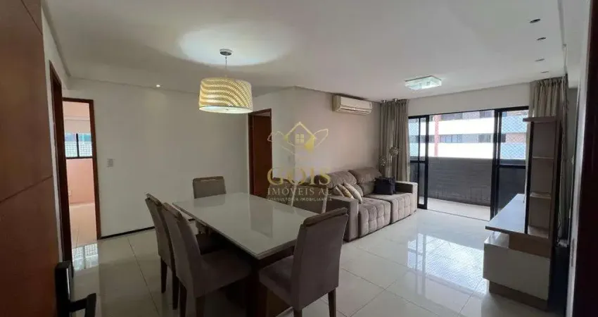 Apartamento mobiliado na jatiúca – 3 quartos, 2 suítes e área de lazer completa