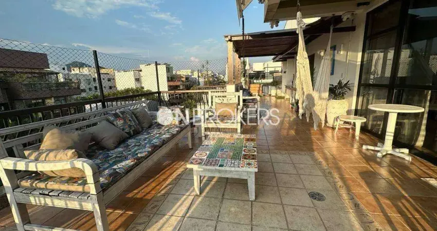 Recreio dos bandeirantes | cobertura 3 quartos, sendo 2 suites