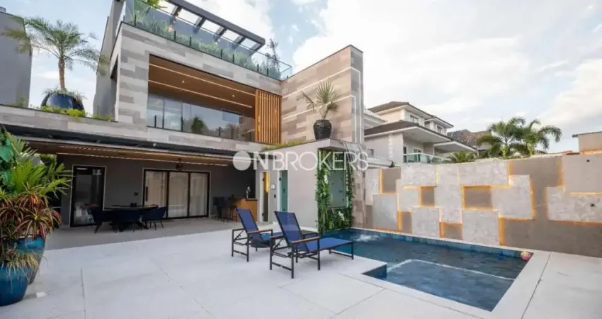 Casa em condomínio fechado com 5 quartos à venda na Estrada Vereador Alceu de Carvalho, Recreio dos Bandeirantes, Rio de Janeiro