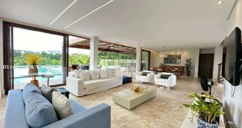 Casa para venda em mata de são joão, praia do forte, 6 dormitórios, 6 suítes, 9 banheiros, 6 vagas