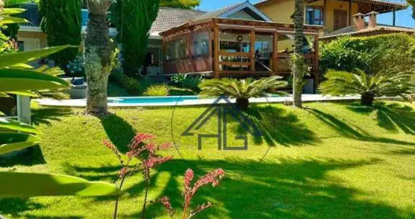 Chácara com 4 dormitórios à venda, 1360 m² por r$ 2.300.000,00 - condomínio novo horizonte - piracaia/sp