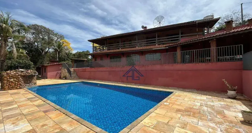 Chácara com 4 dormitórios à venda, 5000 m² por r$ 1.490.000 - serrinha - bragança paulista/sp