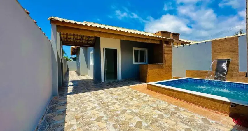 Casa para venda em itanhaém, balneário califórnia, 2 dormitórios, 1 suíte, 1 banheiro, 2 vagas