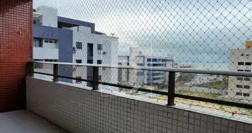 Apartamento 04 suítes, 170m2, nascente sul, vista mar em manaíra, joão pessoa pb