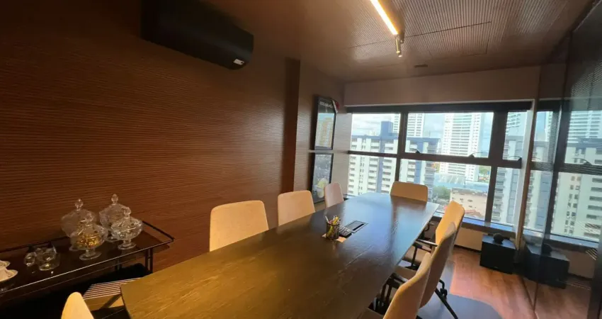 Alugo belíssima sala comercial mobiliada com 69m² no bairro do tirol - natal - rn.