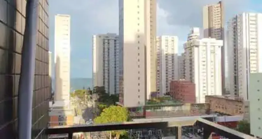 Maravilhoso Flat mobiliado de 32m² para aluguel em Boa Viagem vista livre