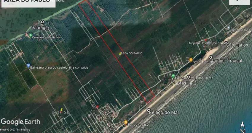 Terreno comercial à venda no Balneário Viareggio, Ilha Comprida 