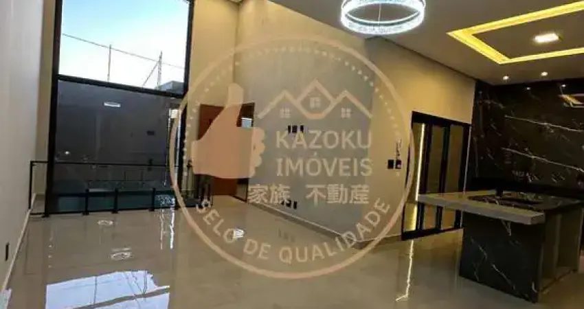 Casa com piscina integrada à sala – 3 dormitórios, área gourmet e alto padrão