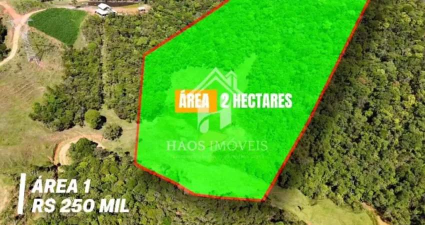 Terreno rural 2ha em rancho queimado - com nascente, açude e escritura pública