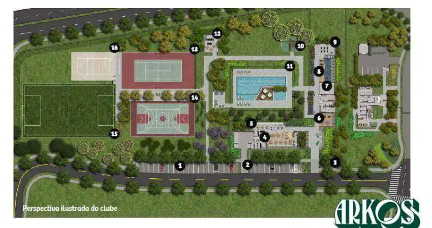 Terreno em condomínio fechado à venda na Avenida Tito Muffato, Esmeralda, Cascavel