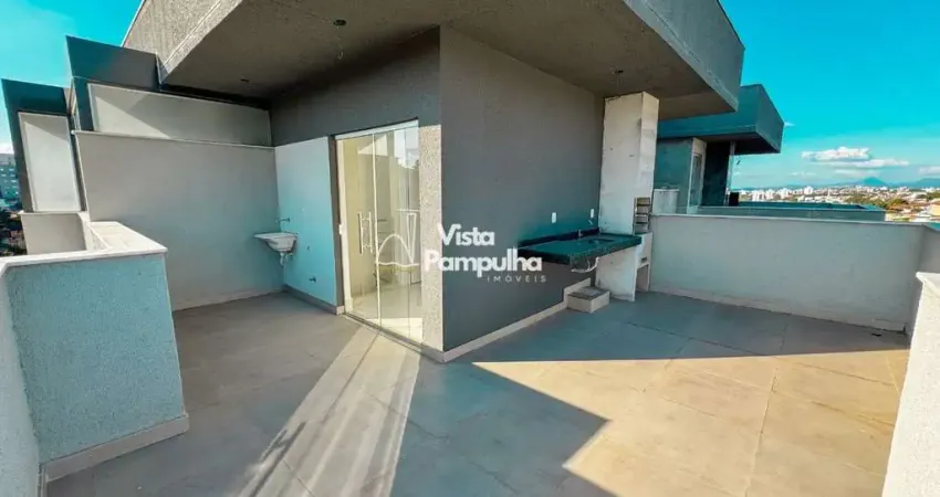 Cobertura com elevador à venda e 3 quartos em copacabana - belo horizonte - mg