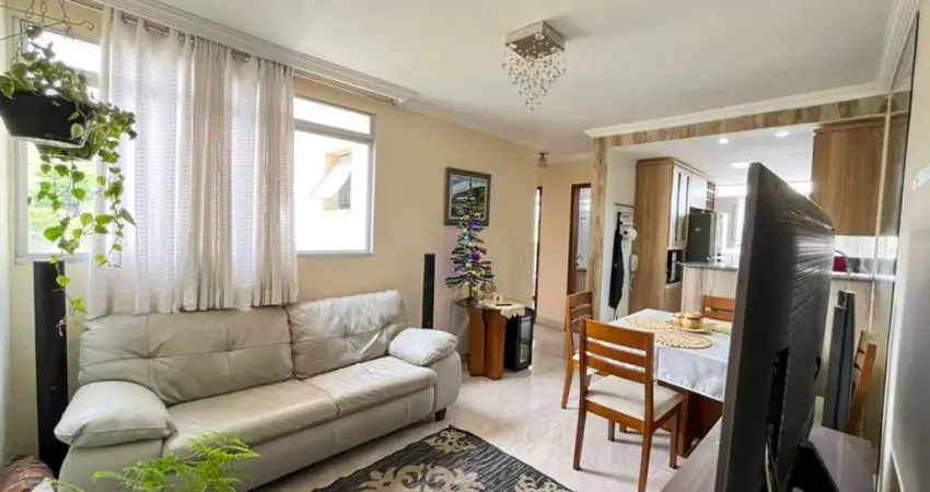 Apartamento 2 quartos para venda em belo horizonte, paquetá, 2 dormitórios, 1 suíte, 2 banheiros, 1 vaga