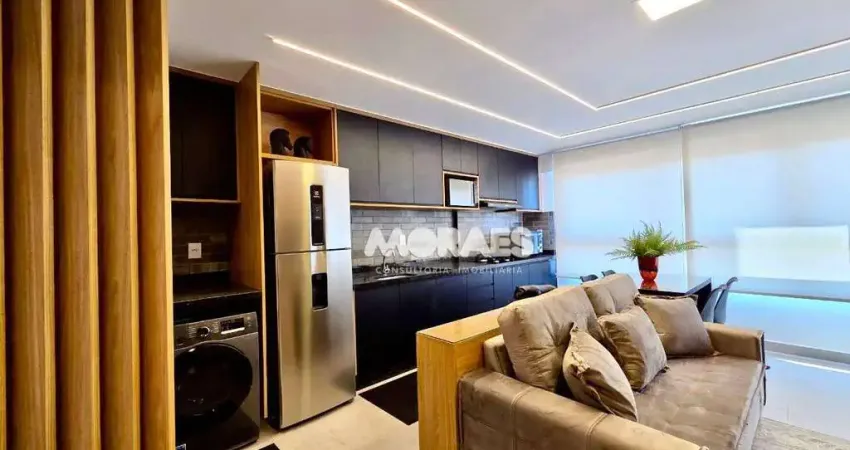 Apartamento mobiliado com 1 quarto para alugar, 46 m² por R$ 3.500/mês - Piemonte - Bauru/SP