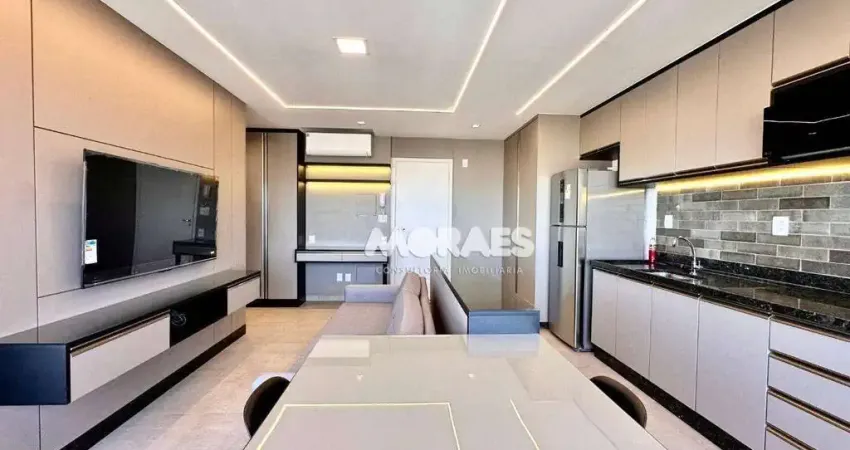 Apartamento mobiliado com 1 quarto para alugar, 53 m² por R$ 3.300/mês - Piemonte - Bauru/SP