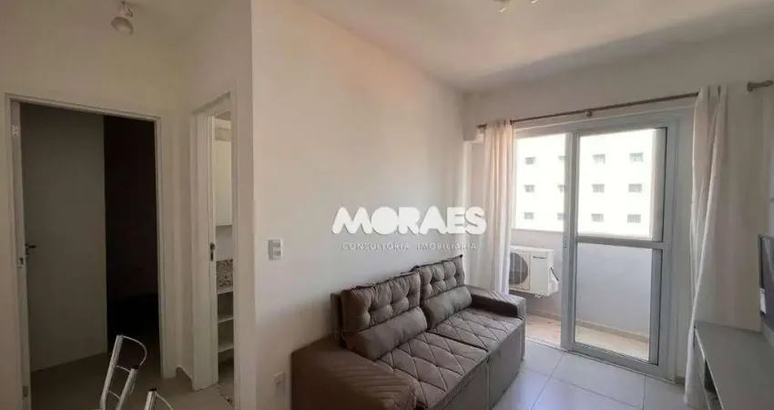 Apartamento climatizado, mobiliado, 1 quarto para alugar, 38 m² por R$ 1.900/mês - Atena - Bauru/SP