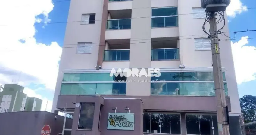 Apartamento com 1 quarto para alugar, 51 m² por R$ 1.550/mês - Residencial Praça do Poeta - Bauru/SP