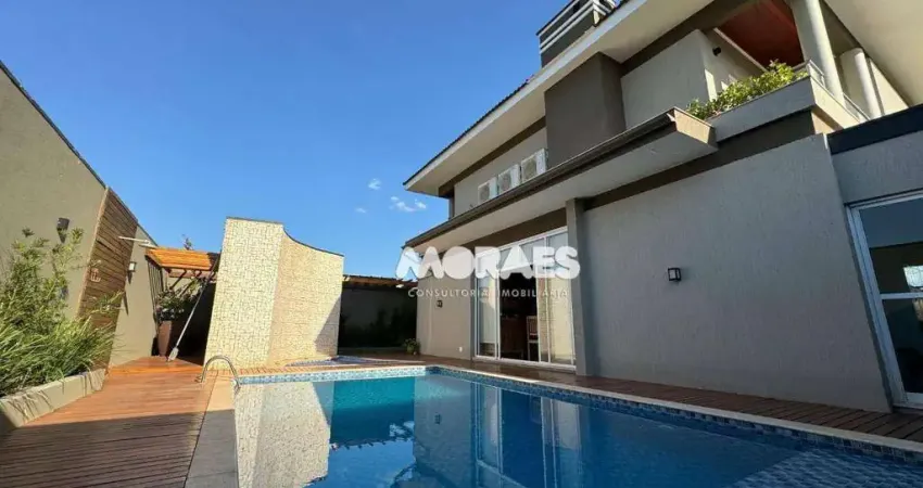 Casa mobiliada em condomínio fechado com 4 suítes, 460 m² - à venda por r$ 3.600.000 - residencial lago sul - bauru/sp