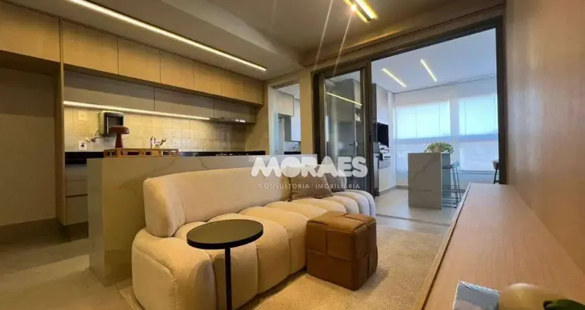 Apartamento mobiliado e novo com 2 suítes, 1 vaga, para alugar, 88 m² por r$ 6.000/mês - city towers two - bauru/sp