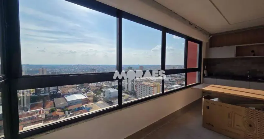 Apartamento novo com 1 quarto, 1 vaga, para alugar, 47 m² por r$ 2.800/mês - piemonte - bauru/sp