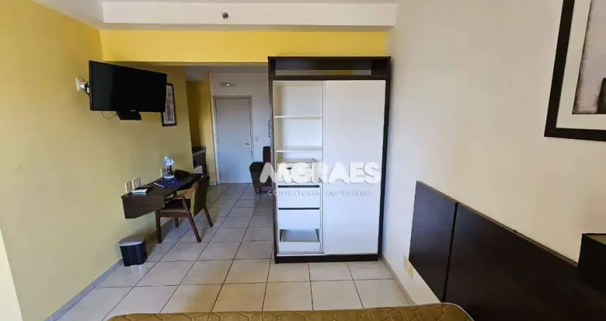 Apartamento mobiliado com 1 quarto para alugar, 34 m² por r$ 1.400/mês - residencial city - bauru/sp