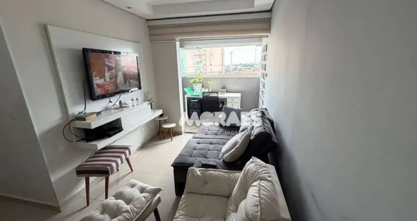 Apartamento todo reformado com 2 quartos, 1 vaga, à venda, 57 m² por r$ 380.000 - castelbello residencial - bauru/sp