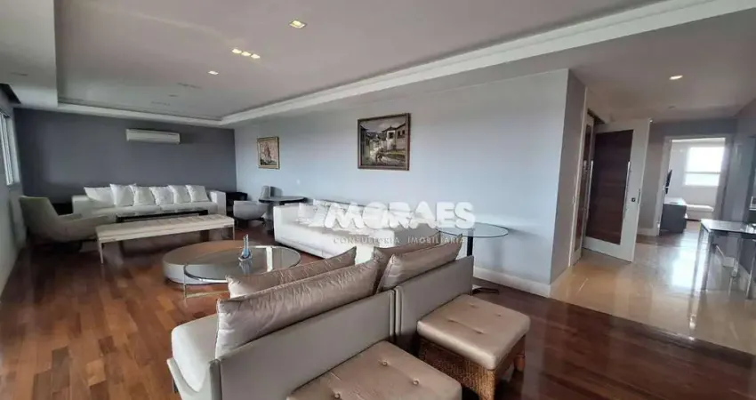 Apartamento mobiliado com 4 suítes, 3 vagas, para alugar, 380 m² por r$ 15.000/mês - vila aviação - murano - bauru/sp