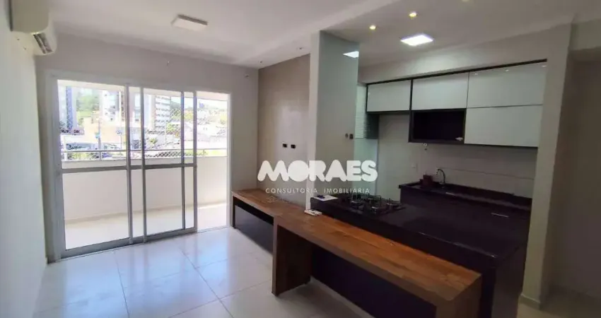 Apartamento com 1 suíte, 1 vaga para alugar, 51 m² por R$ 2.000/mês - Residencial Cassis - Vila Aviação - 1 vaga - Bauru/SP
