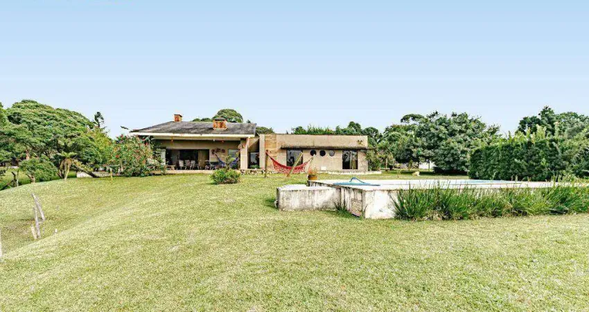 Chácara com 5 dormitórios à venda, 5000 m² por r$ 2.098.000,00 - águas claras - piraquara/pr