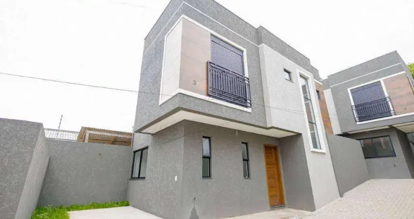 Sobrado com 3 dormitórios à venda, 87 m² por R$ 529.000,00 - Atuba - Curitiba/PR