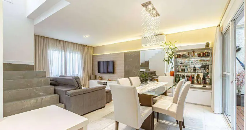 Sobrado em Condomínio Fechado contendo 3 dormitórios à venda, 147 m² por R$ 1.199.000 - Cabral - Curitiba/PR