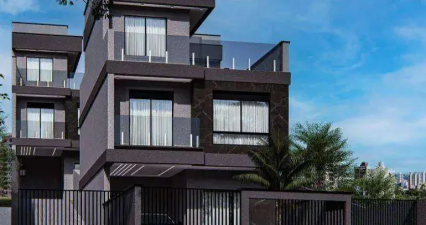 Sobrado com 3 dormitórios à venda, 139 m² por r$ 1.075.000,00 - tingui - curitiba/pr