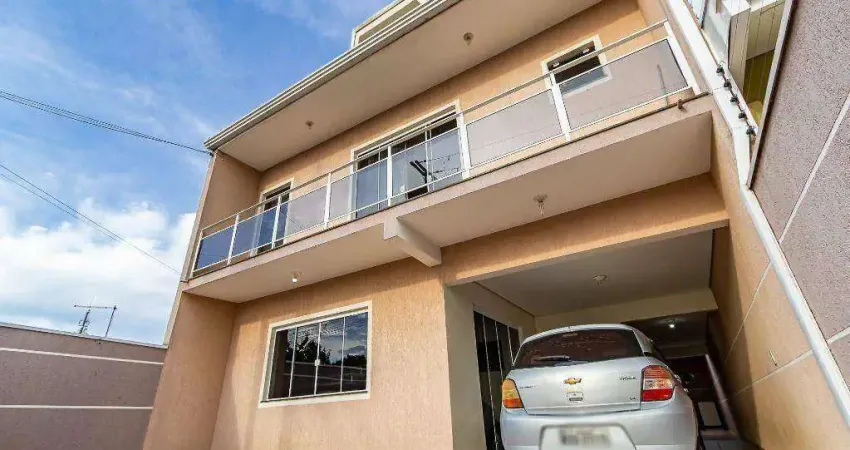 Sobrado com 3 dormitórios à venda, 225 m² por r$ 820.000,00 - cajuru - curitiba/pr