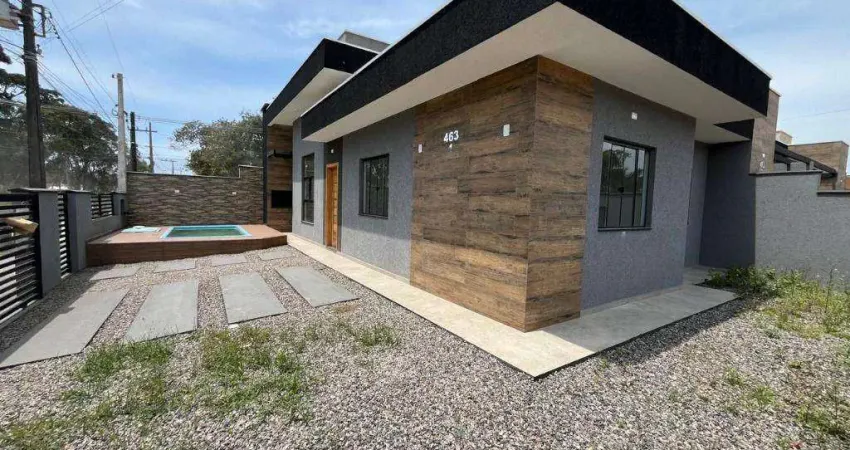 Casa com 3 dormitórios à venda, 76 m² por r$ 495.000,00 - itapoá - itapoá/sc
