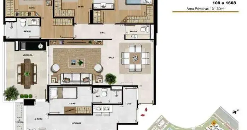 Cobertura Duplex em Barra da Tijuca - Rio de Janeiro RJ