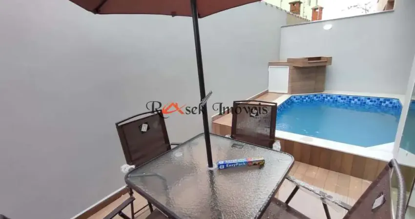 Sobrado de Condomínio com 2 dorms, Vila Atlântica, Mongaguá - R$ 389 mil, Cod: 1604