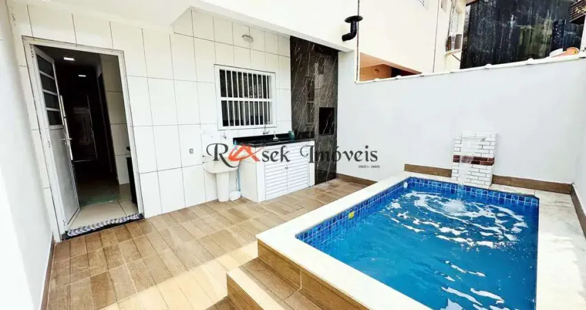 Casa de condomínio com 2 quartos, plataforma, mongaguá - r$ 389 mil, cod: 2413