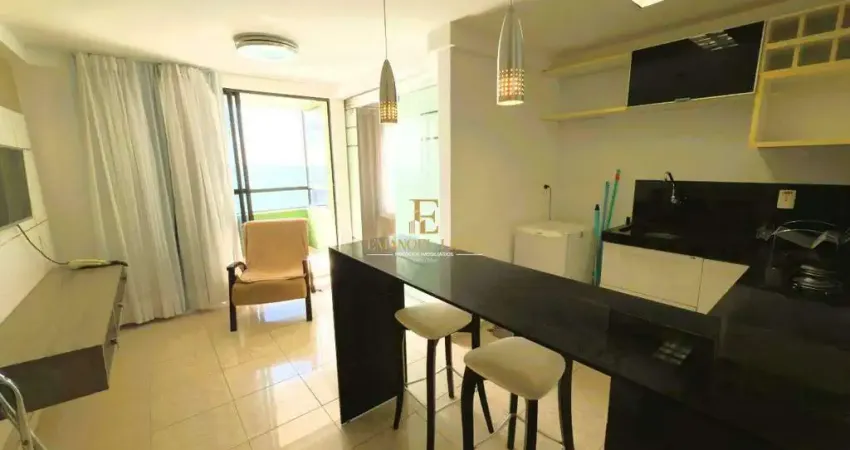 Aluga-se apartamento no condomínio golden tower com vista para o mar