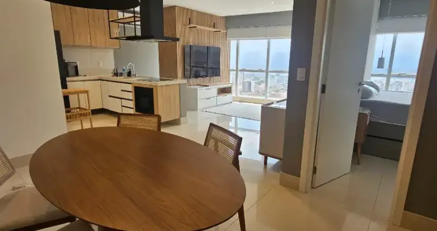 1 dormitório  amplo e alto padrão, 2 vagas, mobiliado para locação !!