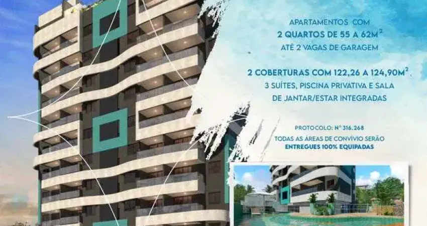 Lançamento Oceano Residence! Oportunidade para morar ou investir neste lindo empreendimento!